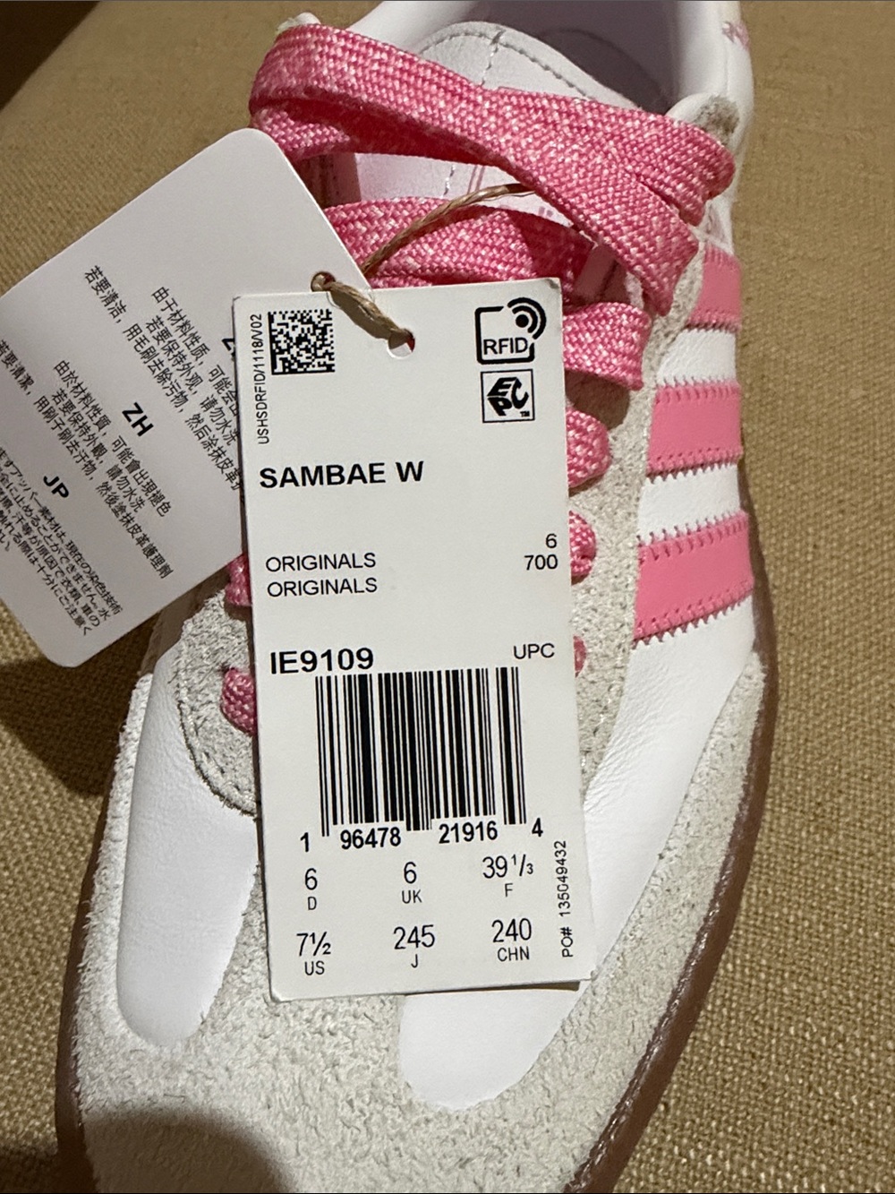 Adidas Sambae  7.5W - Picture 4 of 4
